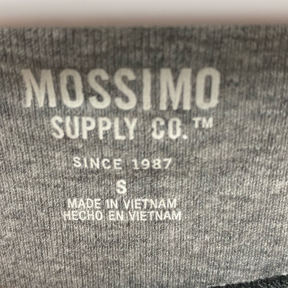 🩶Mossimo • gray 3/4 sleeve raglan • S • EUC - Picture 3 of 3